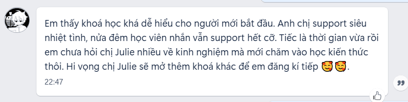 Feedback học viên