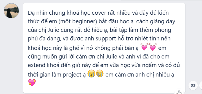 Feedback học viên